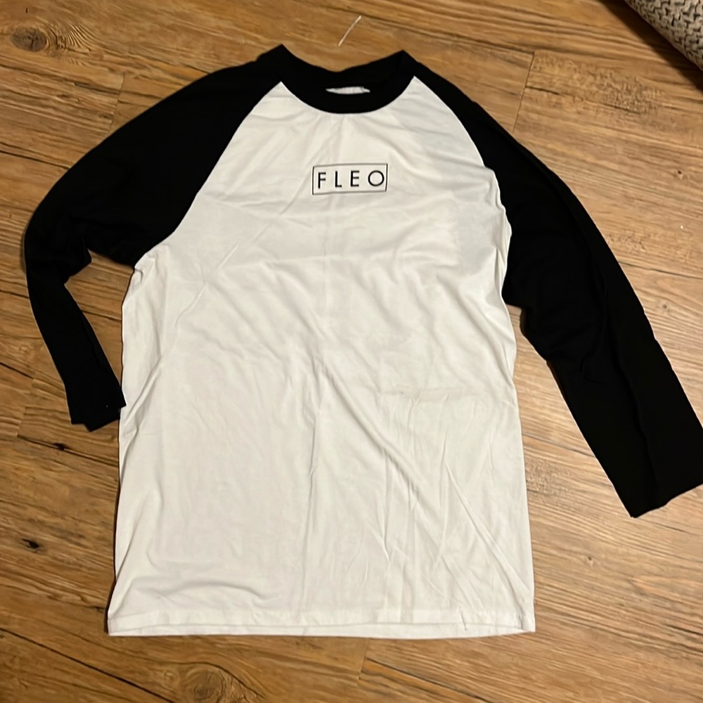 FLEO - Baseball “strong happy legs” tshirt - MEDIUM